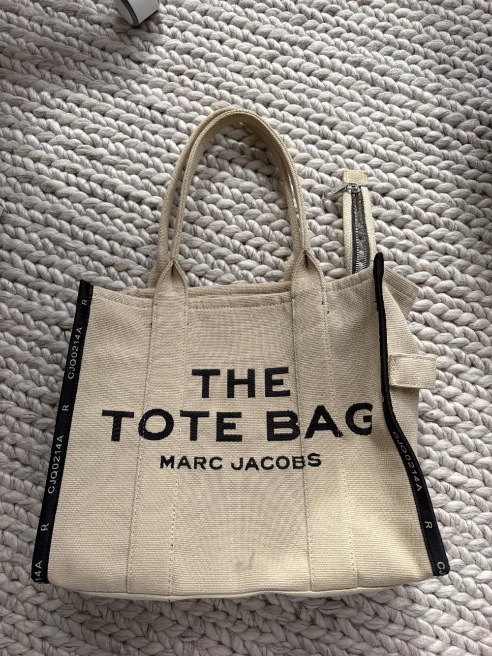 Virtually Unused Marc Jacobs Large Canvas Tote Bag